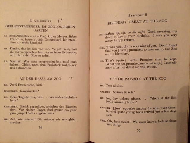 1933 phrasebook zoo