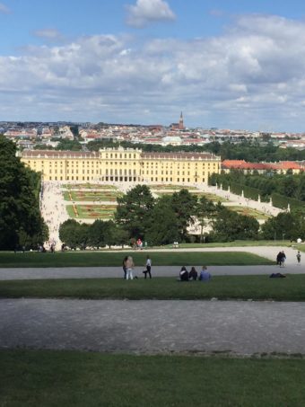 View of Schoenbrunn Palace from the Gloriette